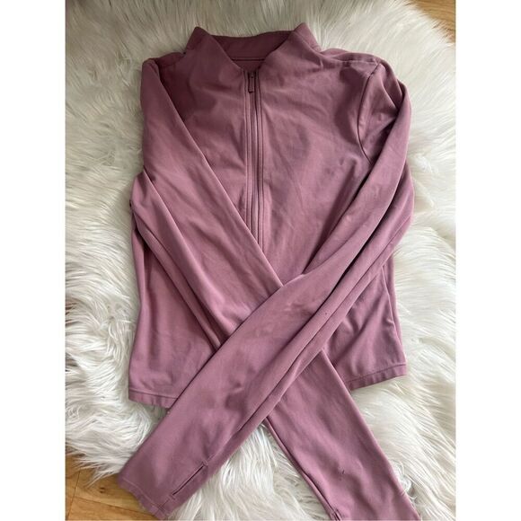 Nike zip up sweatshirt pinkish purple size xs jacket pull over - Picture 1 of 6